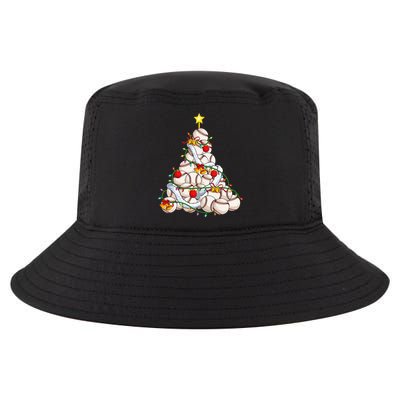 Baseball Christmas Tree Holiday PJs for Players & Coaches Cool Comfort Performance Bucket Hat