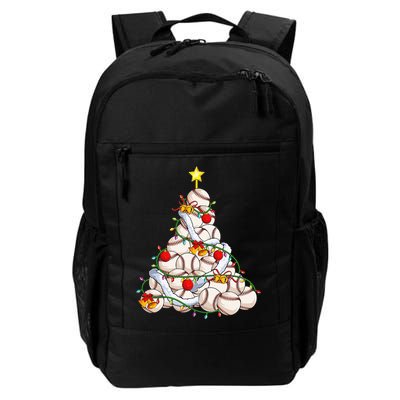 Baseball Christmas Tree Holiday PJs for Players & Coaches Backpack