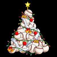 Baseball Christmas Tree Holiday PJs for Players & Coaches 16 in Basic Backpack