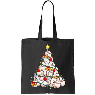 Baseball Christmas Tree Holiday PJs for Players & Coaches Bag