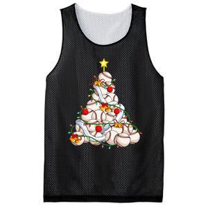 Baseball Christmas Tree Holiday PJs for Players & Coaches Mesh Reversible Basketball Jersey Tank