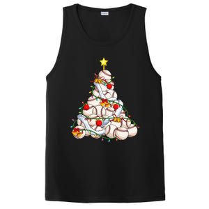 Baseball Christmas Tree Holiday PJs for Players & Coaches PosiCharge Competitor Tank