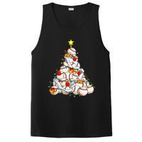 Baseball Christmas Tree Holiday PJs for Players & Coaches PosiCharge Competitor Tank