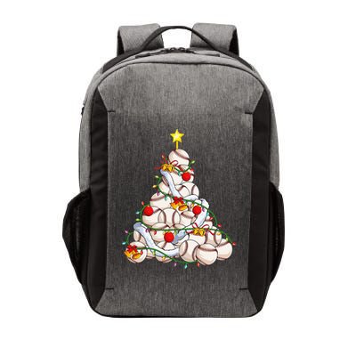 Baseball Christmas Tree Holiday PJs for Players & Coaches Vector Backpack
