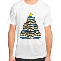 Books Christmas Tree Reading Xmas Teacher Librarian Adult ChromaSoft Performance T-Shirt