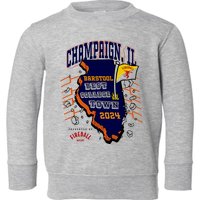 Best College Town Champaign Toddler Sweatshirt