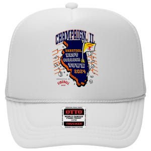 Best College Town Champaign High Crown Mesh Back Trucker Hat