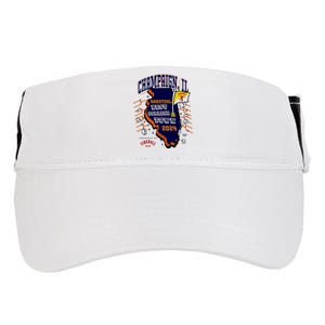 Best College Town Champaign Adult Drive Performance Visor