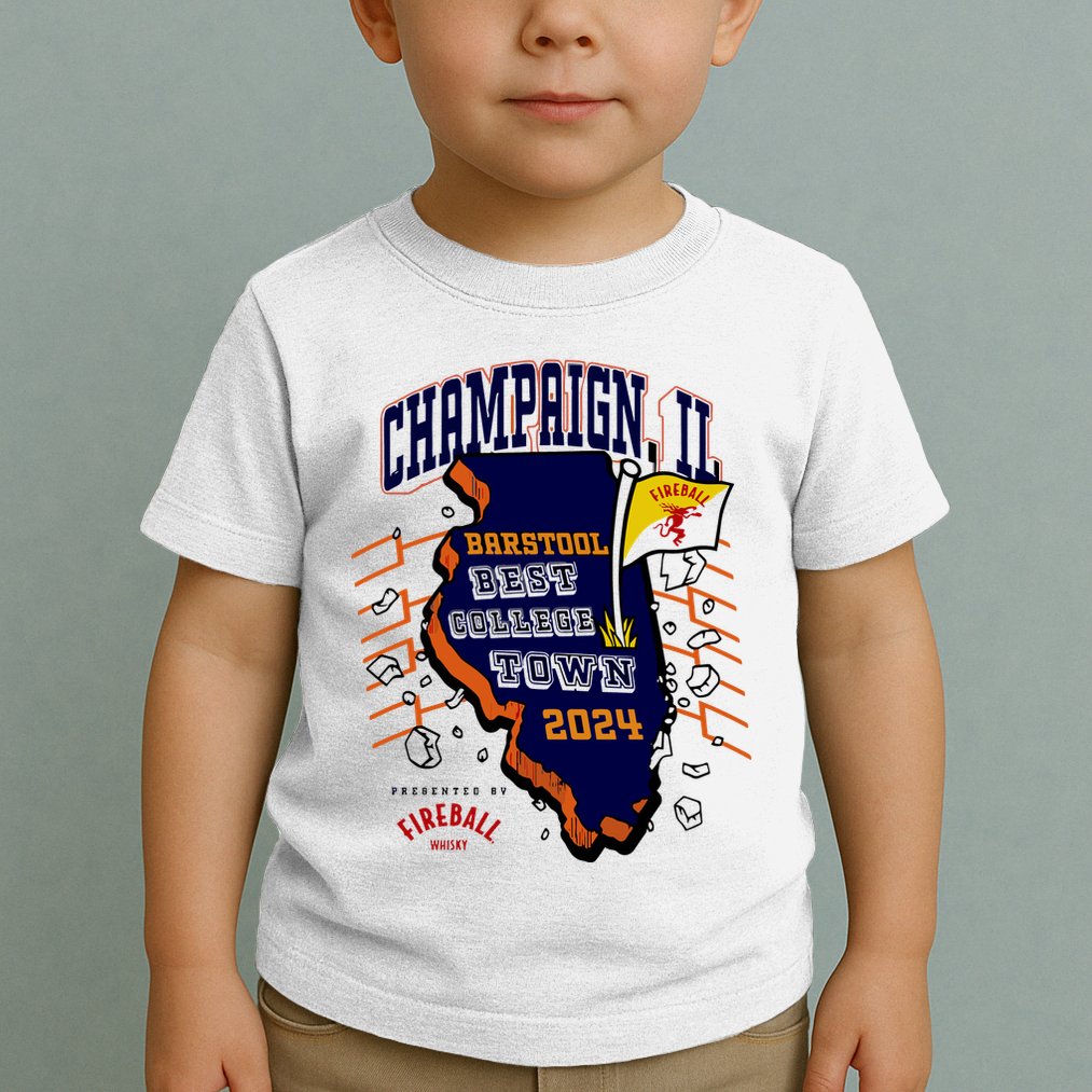 Best College Town Champaign Toddler T-Shirt