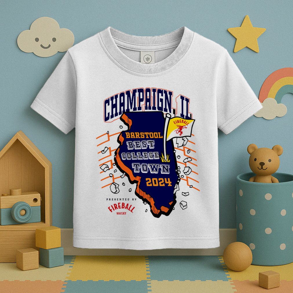 Best College Town Champaign Toddler T-Shirt