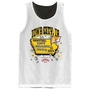 Best College Town Iowa City Mesh Reversible Basketball Jersey Tank