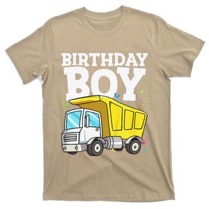 Birthday Construction Truck Theme Party T-Shirt