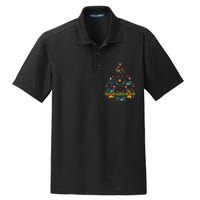 Bicycle Christmas Tree Santa Hat Lights Sweater Xmas Long Sleeve Dry Zone Grid Polo