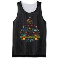 Bicycle Christmas Tree Santa Hat Lights Sweater Xmas Long Sleeve Mesh Reversible Basketball Jersey Tank