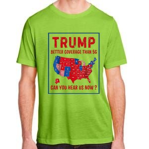 Better Coverage Than 5g Can You Hear Us Now Usa Map Adult ChromaSoft Performance T-Shirt