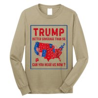 Better Coverage Than 5g Can You Hear Us Now Usa Map Long Sleeve Shirt