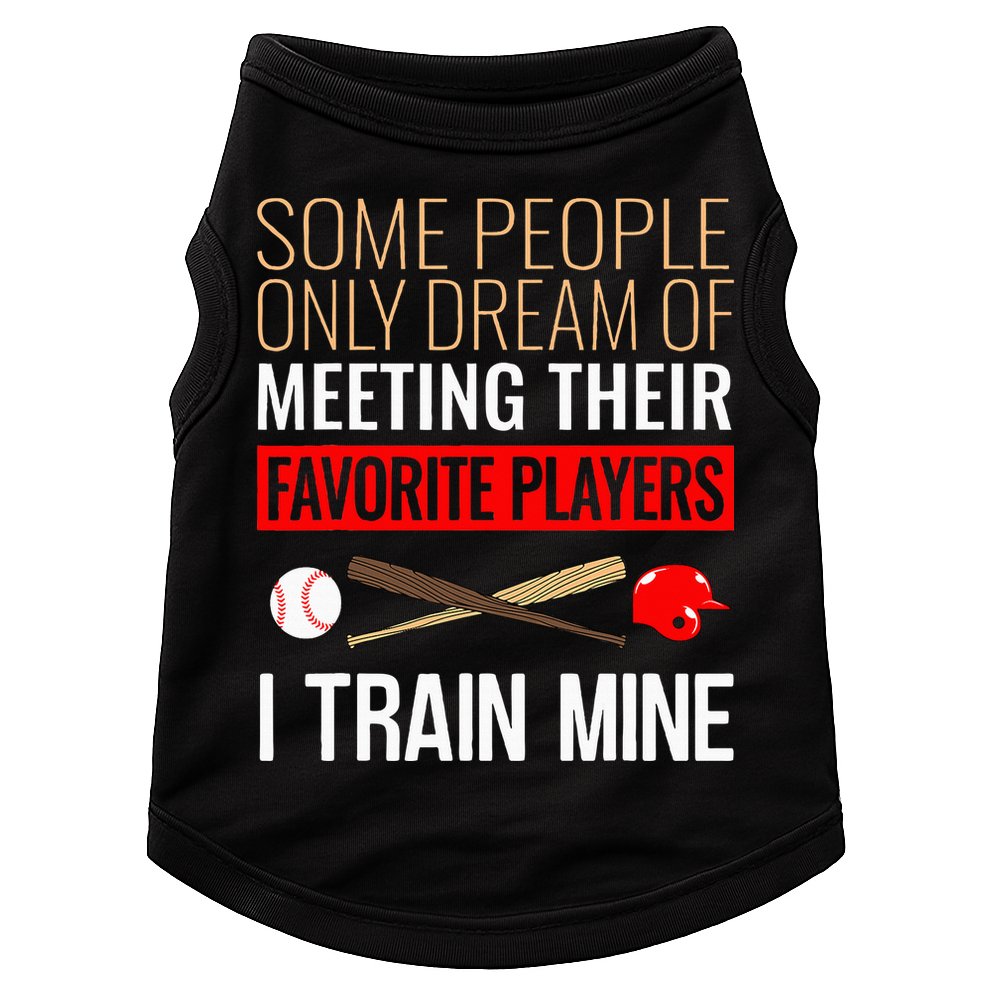 Baseball Coach Trainer Bat And Ball Sports Lover Quote Doggie Tank