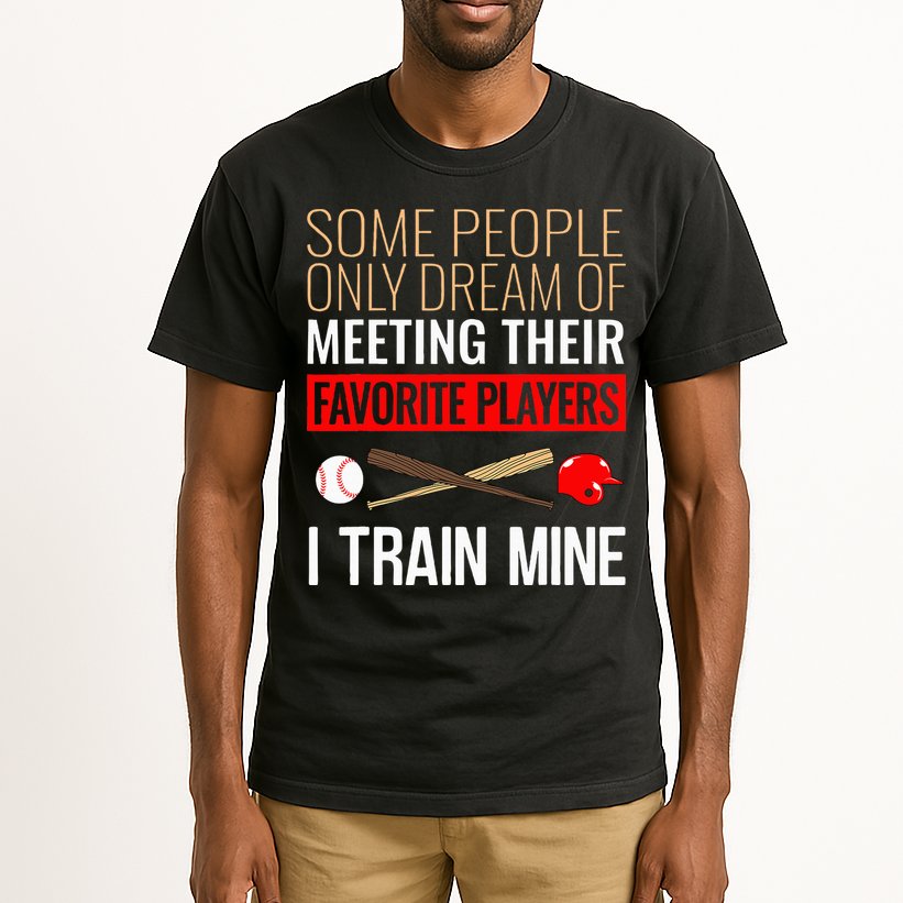 Baseball Coach Trainer Bat And Ball Sports Lover Quote Tall T-Shirt