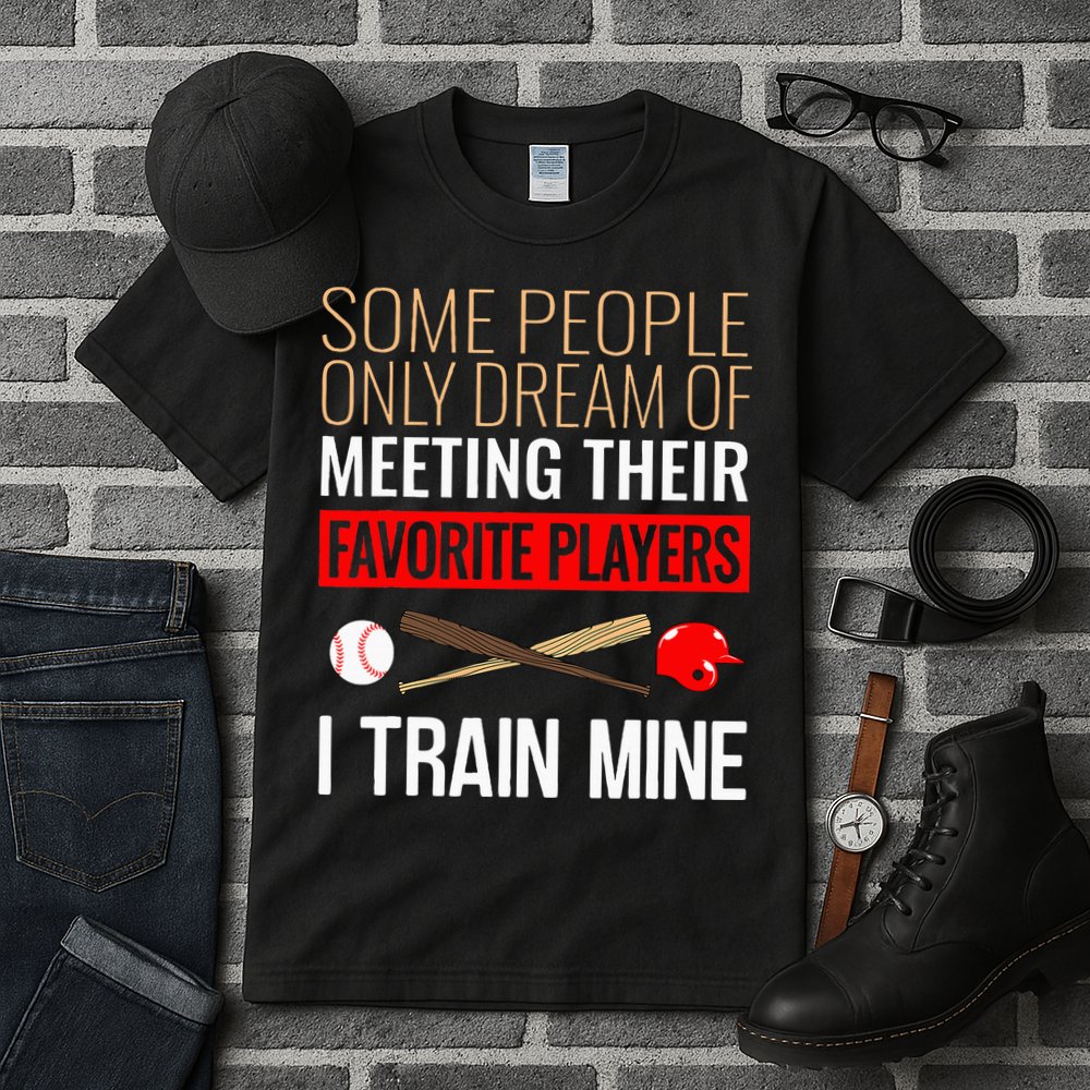 Baseball Coach Trainer Bat And Ball Sports Lover Quote Tall T-Shirt