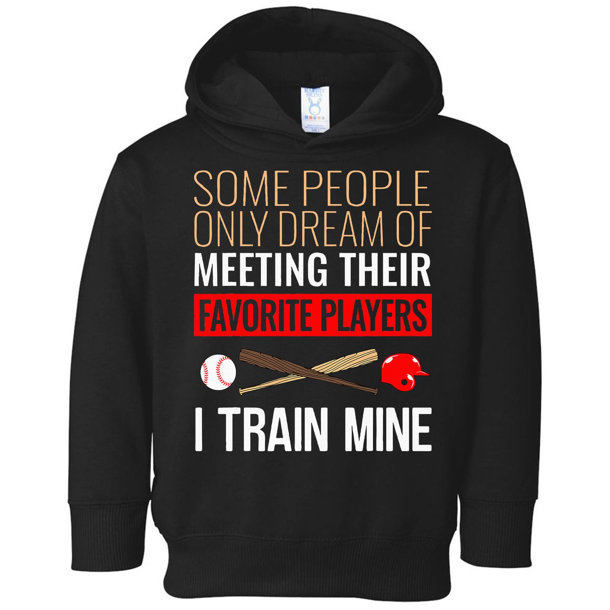 Baseball Coach Trainer Bat And Ball Sports Lover Quote Toddler Hoodie