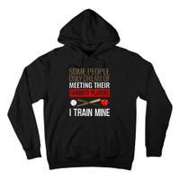 Baseball Coach Trainer Bat And Ball Sports Lover Quote Tall Hoodie