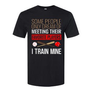 Baseball Coach Trainer Bat And Ball Sports Lover Quote Softstyle CVC T-Shirt