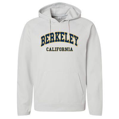 Berkeley California Throwback Design Classic Performance Fleece Hoodie