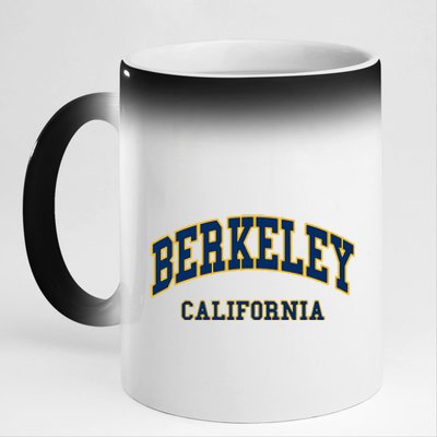 Berkeley California Throwback Design Classic 11oz Black Color Changing Mug