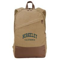 Berkeley California Throwback Design Classic Cotton Canvas Backpack