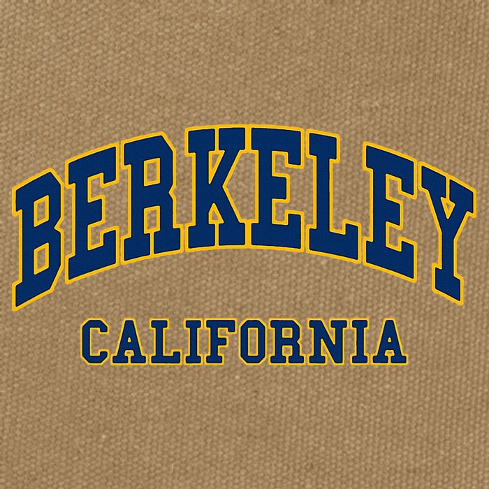 Berkeley California Throwback Design Classic Cotton Canvas Backpack