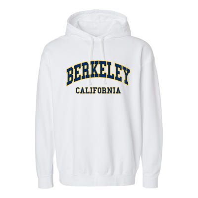 Berkeley California Throwback Design Classic Garment-Dyed Fleece Hoodie