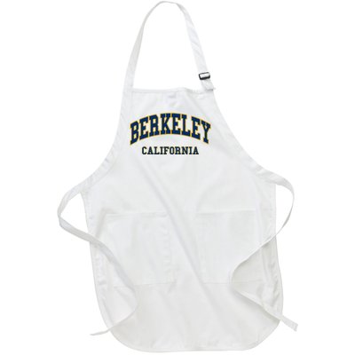 Berkeley California Throwback Design Classic Full-Length Apron With Pockets