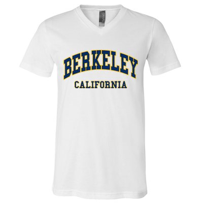 Berkeley California Throwback Design Classic V-Neck T-Shirt
