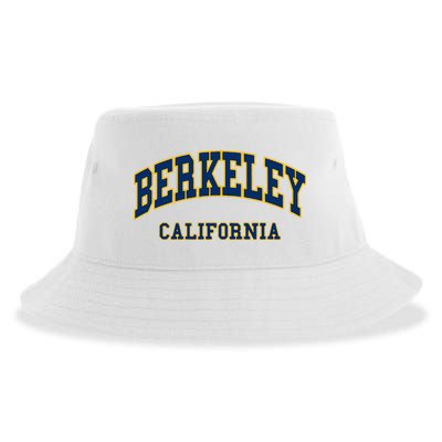 Berkeley California Throwback Design Classic Sustainable Bucket Hat