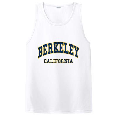 Berkeley California Throwback Design Classic PosiCharge Competitor Tank