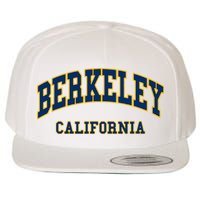 Berkeley California Throwback Design Classic Wool Snapback Cap
