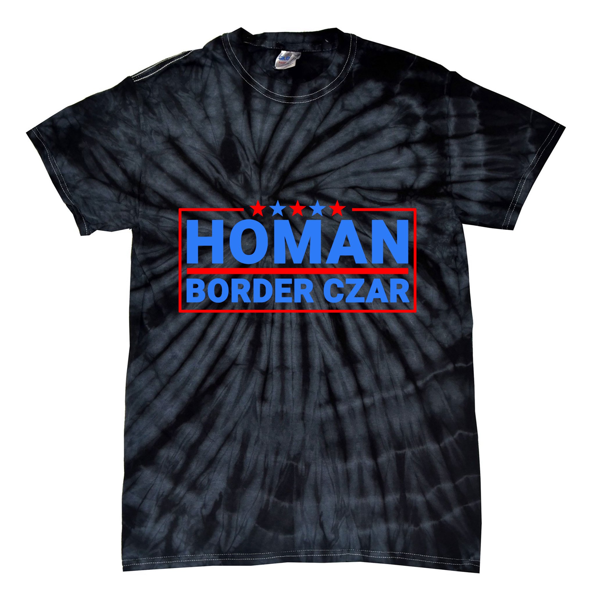 Border Czar Tom Homan Maga Support Tie-Dye T-Shirt