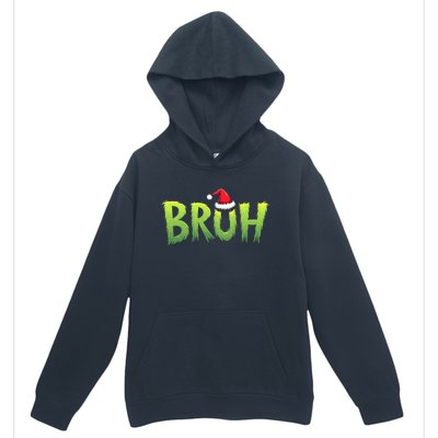 Bruh Christmas Teens Funny Christmas Humor Meme Urban Pullover Hoodie