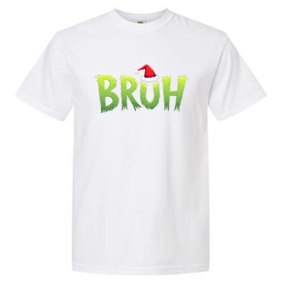 Bruh Christmas Teens Funny Christmas Humor Meme Garment-Dyed Heavyweight T-Shirt