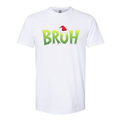 Bruh Christmas Teens Funny Christmas Humor Meme Softstyle CVC T-Shirt