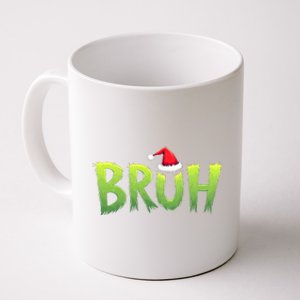 Bruh Christmas Teens Funny Christmas Humor Meme Coffee Mug