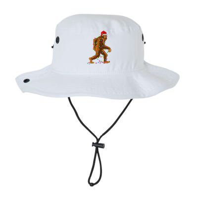 Bigfoot Christmas Tree Lights Xmas Funny Sasquatch Lovers Legacy Cool Fit Booney Bucket Hat