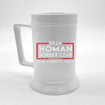 Border Czar Tom Homan Trump President Elect Maga Support Beer Stein