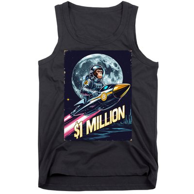 Bitcoin Cryptocurrency Trader HODL BTC Millionaire Tank Top
