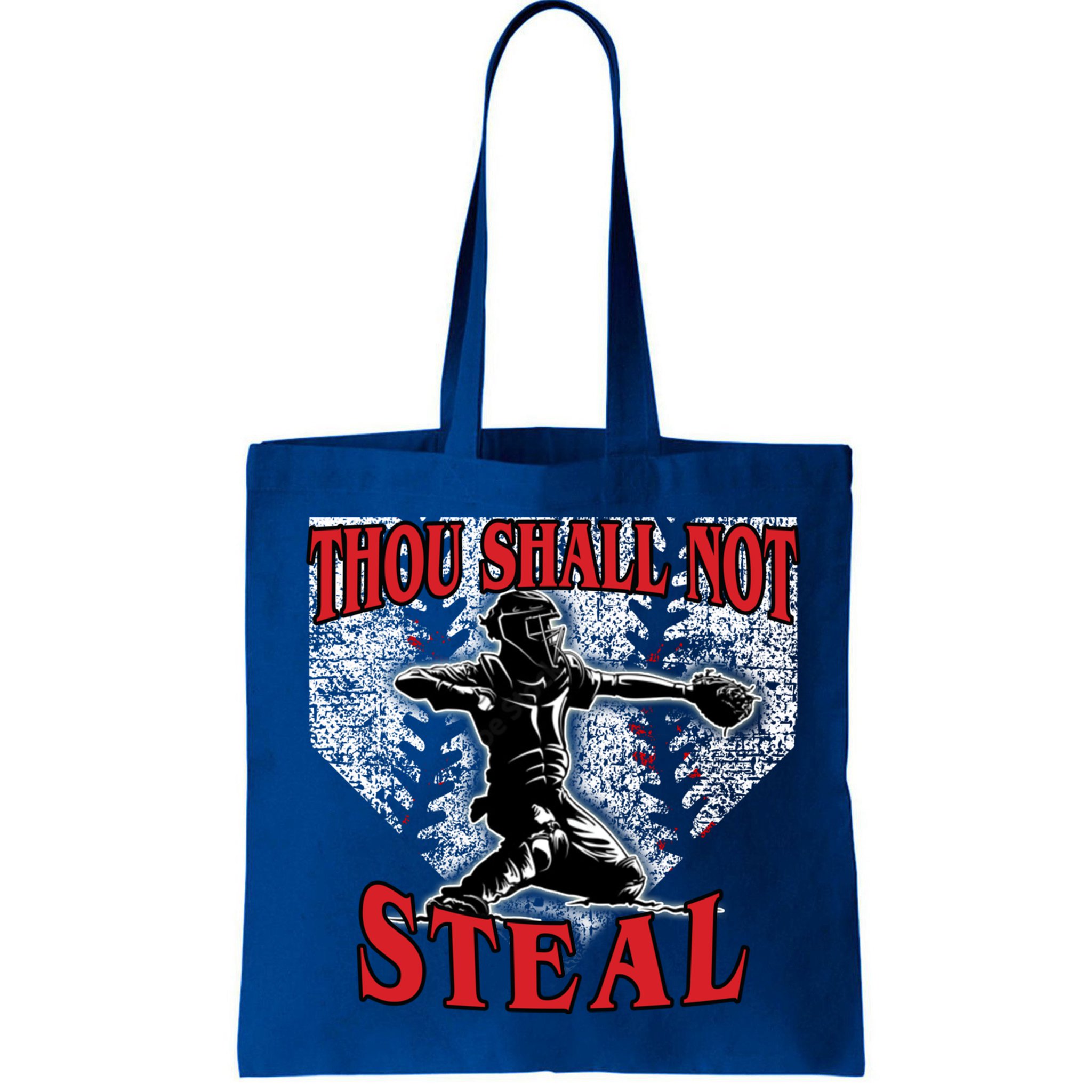 Baseball Catcher Thou Shall Not Steal Home Plate Gift Bag