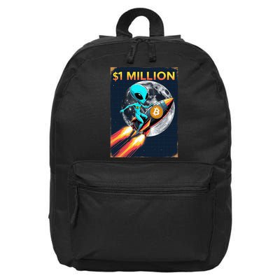 Bitcoin Cryptocurrency Trader HODL BTC Millionaire 16 in Basic Backpack