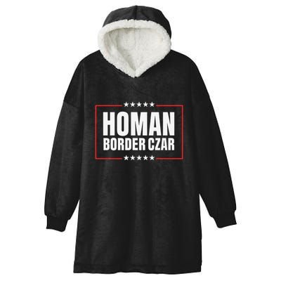 Border Czar Tom Homan Trump President Elect Maga Support Hooded Wearable Blanket