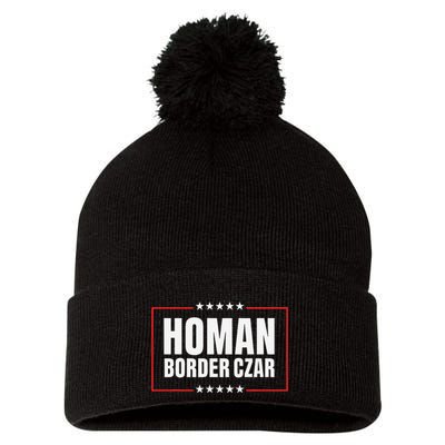 Border Czar Tom Homan Trump President Elect Maga Support Pom Pom 12in Knit Beanie
