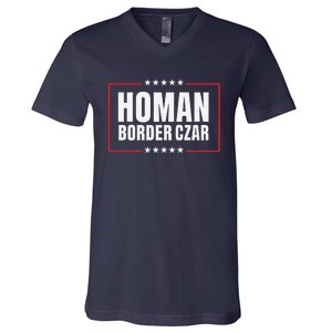 Border Czar Tom Homan Trump President Elect Maga Support V-Neck T-Shirt