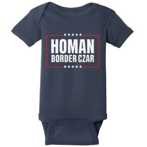 Border Czar Tom Homan Trump President Elect Maga Support Baby Bodysuit